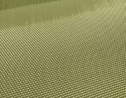 Tessuti a prova di proiettile gialli 1000d 200GSM di Aramid dei materiali compositi della fibra del carbonio